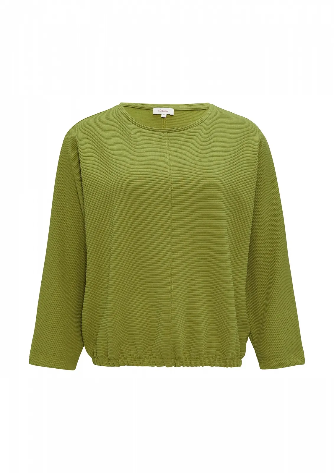 Свитшот s.Oliver O-образный рукав "летучая мышь" текстурированный, фото №1