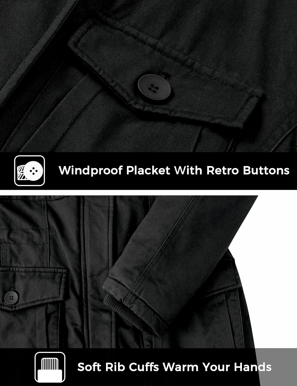 Куртка Wantdo Классическая Хлопковая Женская Теплая Флисовая, фото №6