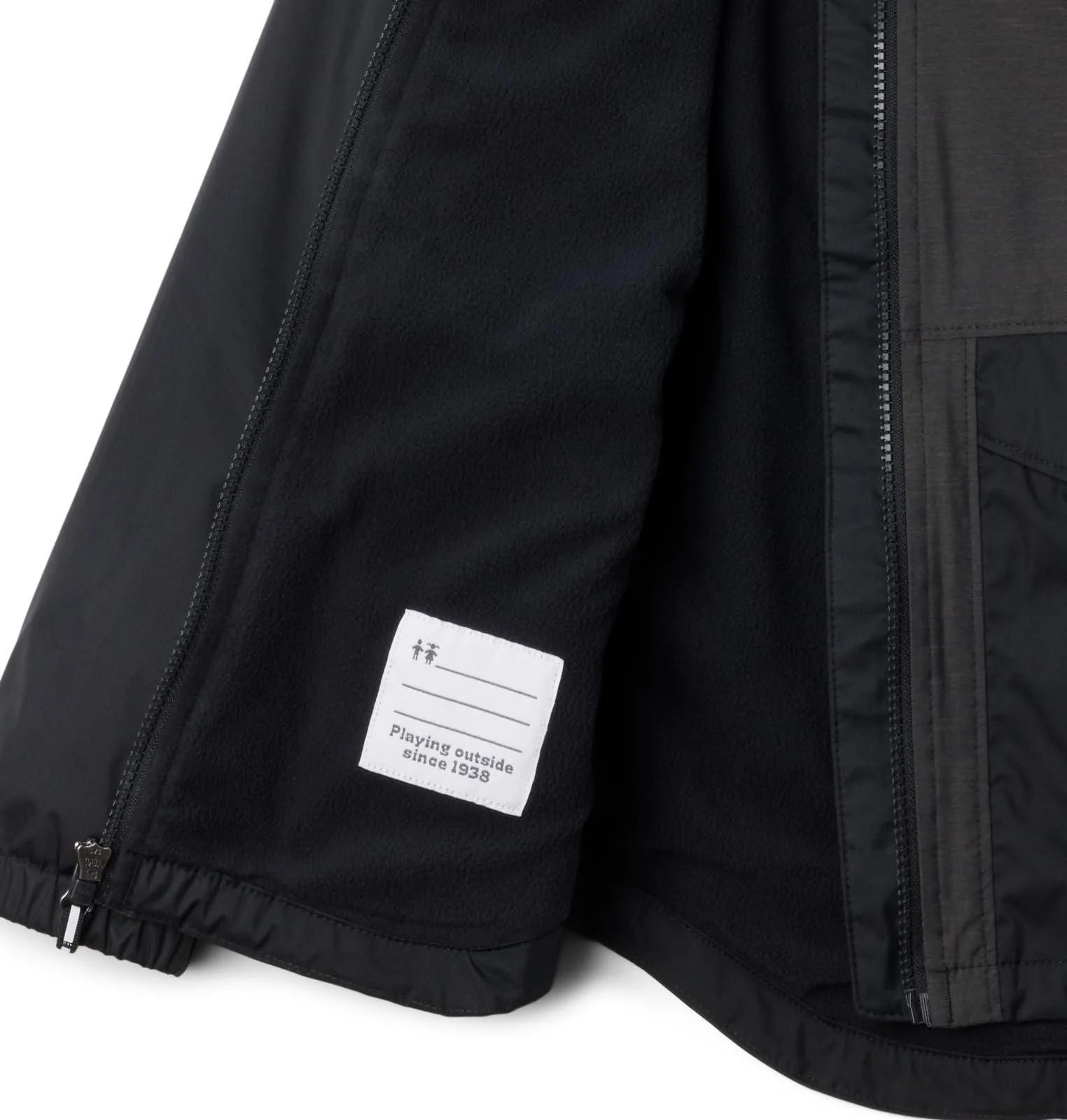 Куртка дождевая Columbia Rainy Trails 2 с флисовой подкладкой для девочек, водонепроницаемая (1 шт.), фото №3 Куртка дождевая Columbia Rainy Trails 2 с флисовой подкладкой для девочек, водонепроницаемая (1 шт.), фото №3