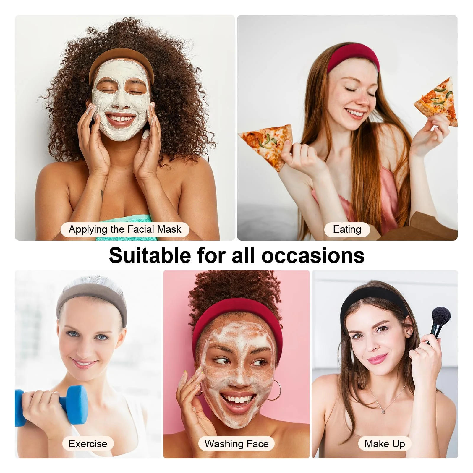 Обруч на голову Вузол DRESHOW 4 шт., фото №7