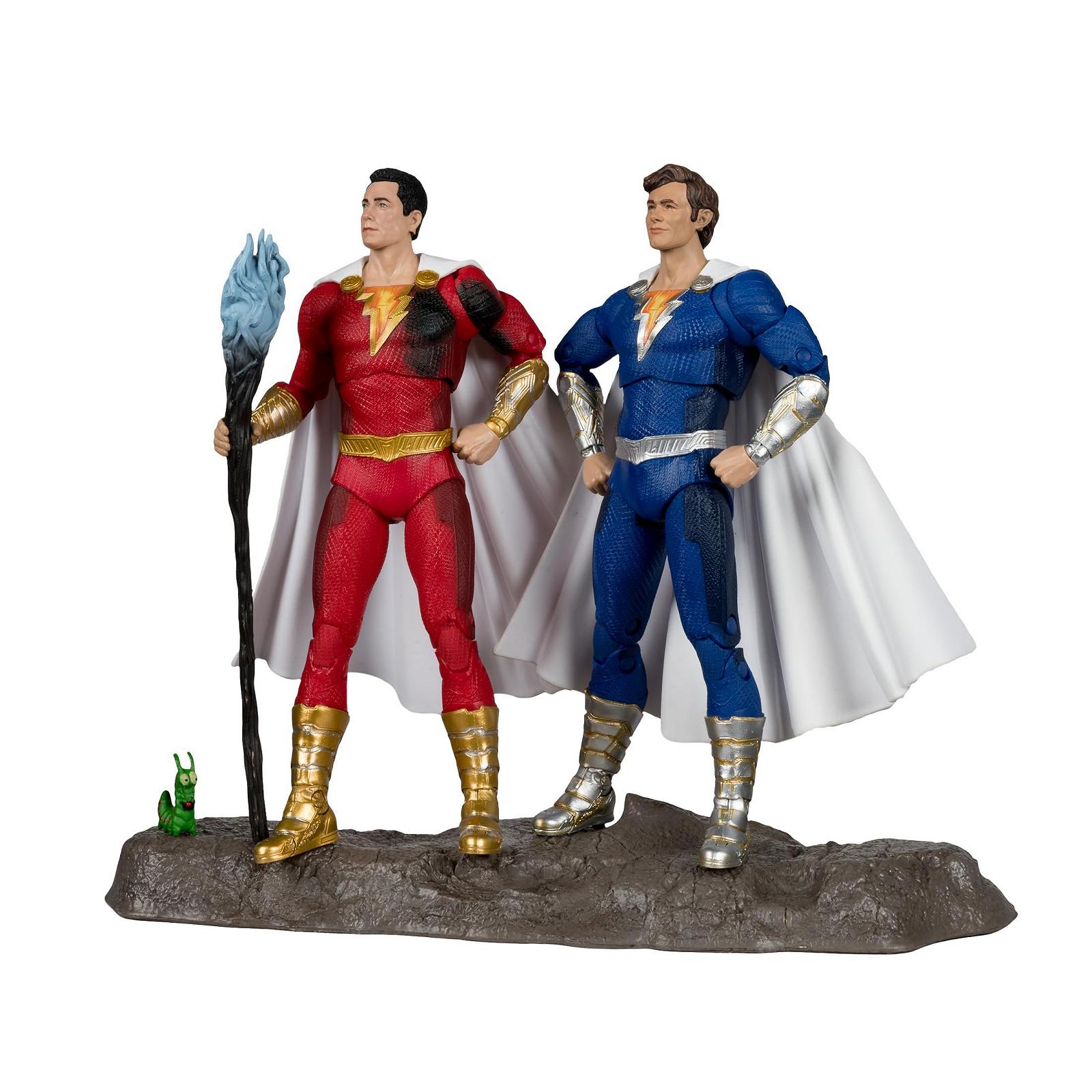 Фигурки SHAZAM & FREDDY, McFarlane Toys, DC Multiverse, 17,8 см, Gold Label, Amazon Exclusive, фото №1