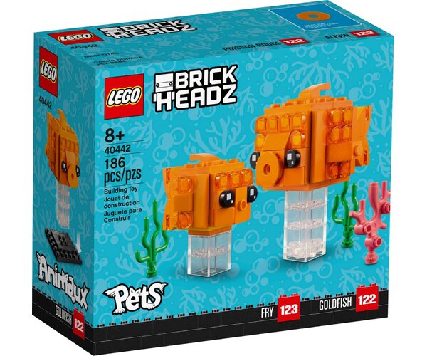 Конструктор LEGO Brick Headz Золотая рыбка 40442, фото №1