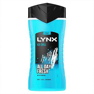 Гель для душу Lynx 3-в-1 Ice Chill All Day Fresh з ментолом 225 мл synthetic.ua - Фото 1