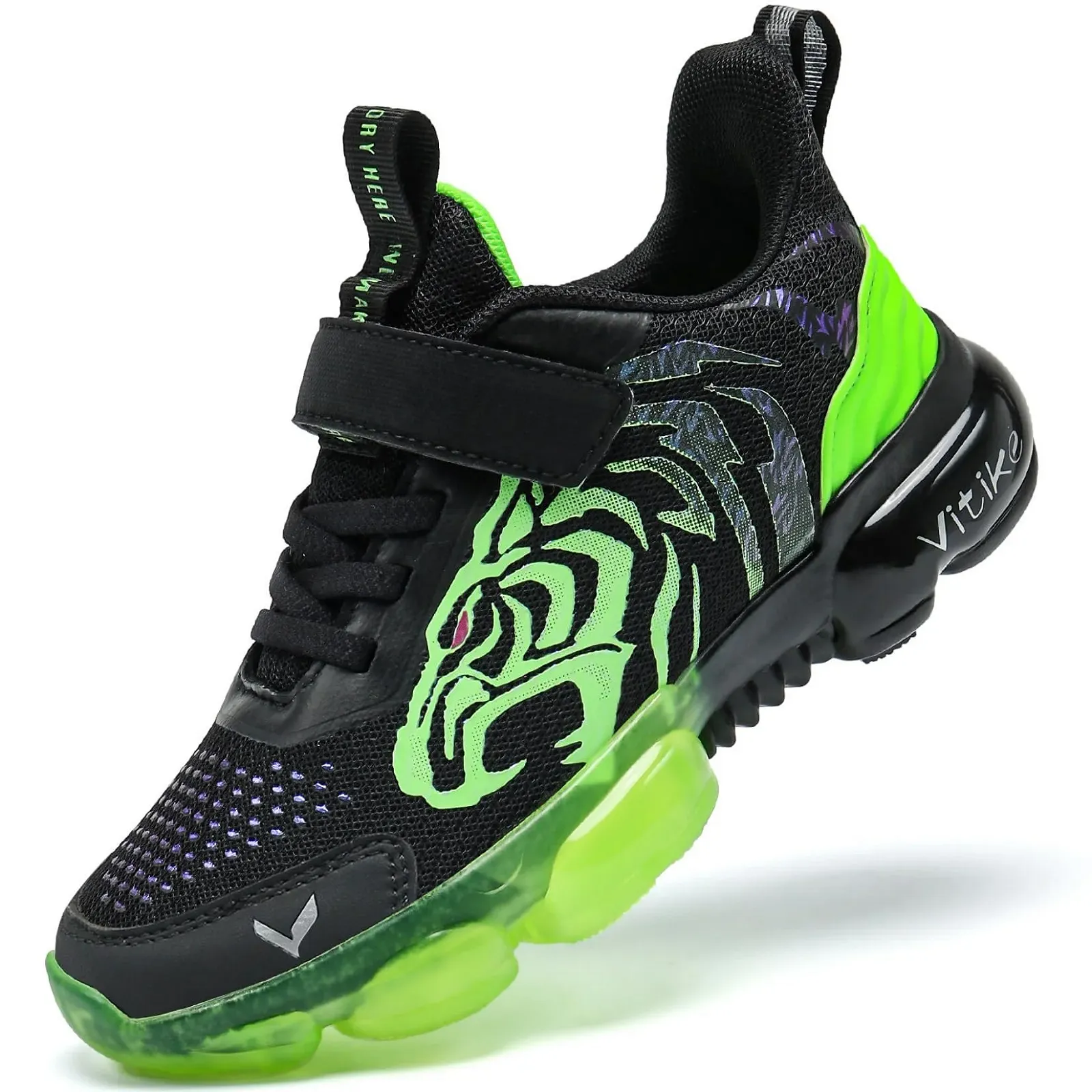 Кросівки JMFCHI Дитячі Спортивні для Хлопчиків Взуття для Дівчаток для Приміщень Вуличні для Бігу Зручні Дихаючі Нековзні, фото №1