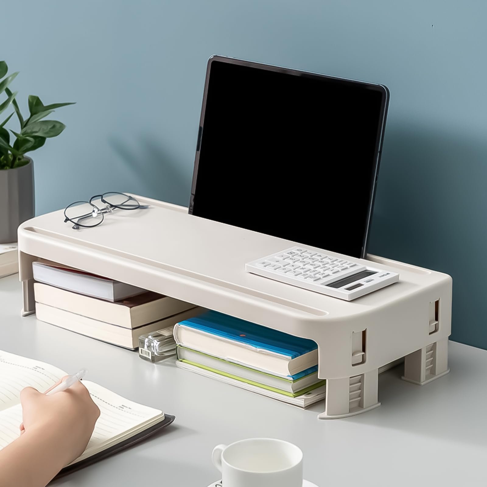 Настільна підставка для настільних комп'ютерів і ноутбуків, регулювання висоти до 118 мм, фото №2