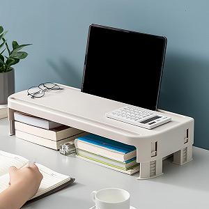 Настольная подставка для настольных компьютеров и ноутбуков, регулировка высоты до 118 мм synthetic.ua - Фото 1