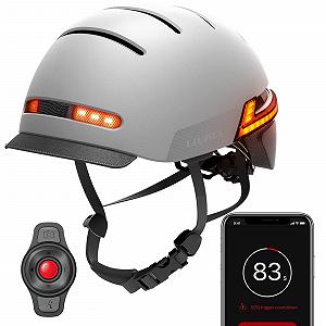 Велосипедний Шолом Livall Smart зі світлодіодними передніми фарами та стоп-сигналами, вбудований мікрофон і динамік для музики та дзвінків через Bluetooth, SOS-сигнал - Фото 1