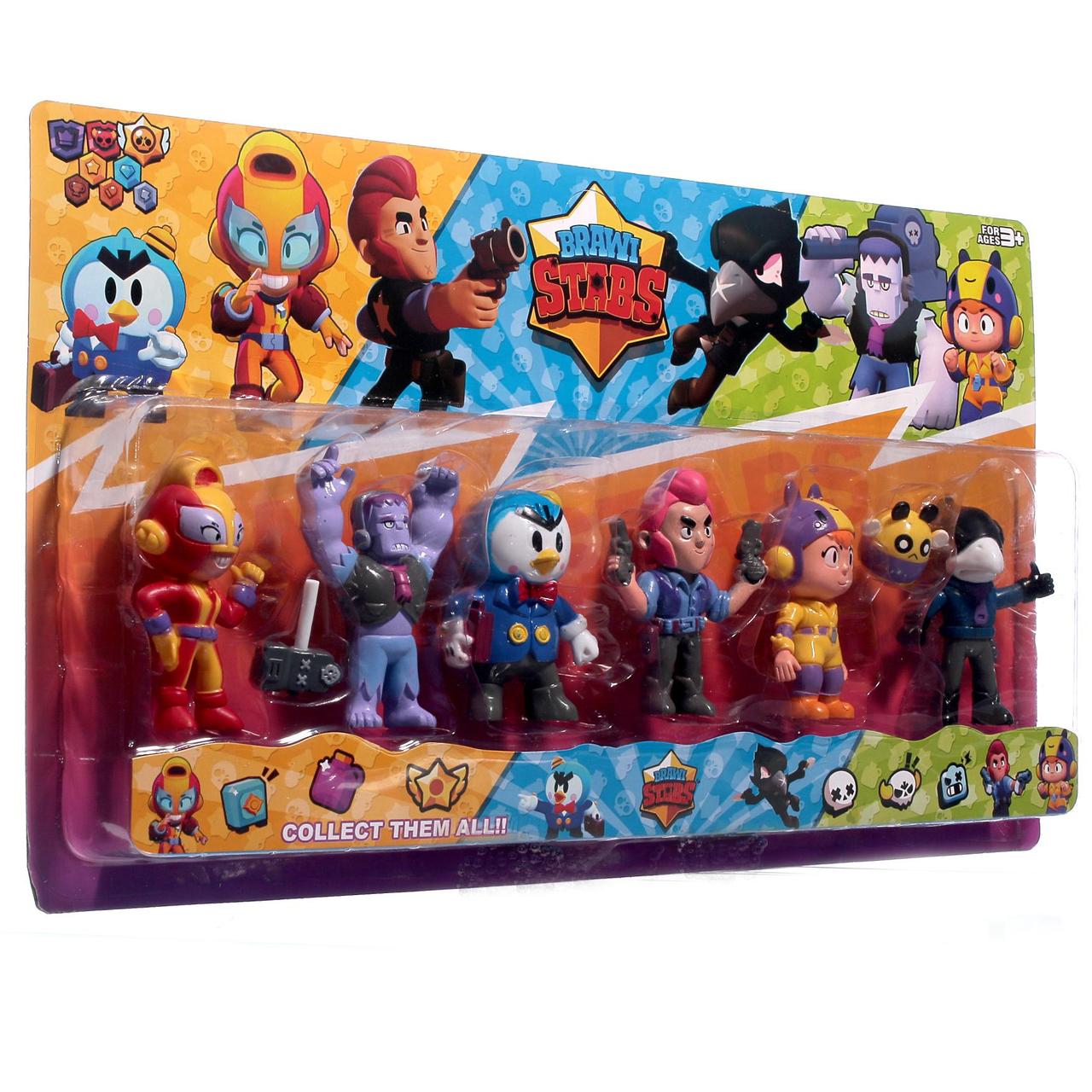 Фігурки героїв Huada Toys BRAWL STARS 20173 6 шт з молотком, фото №1