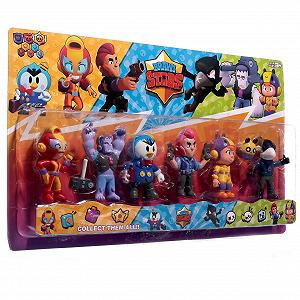 Фігурки героїв Huada Toys BRAWL STARS 20173 6 шт з молотком - Фото 1