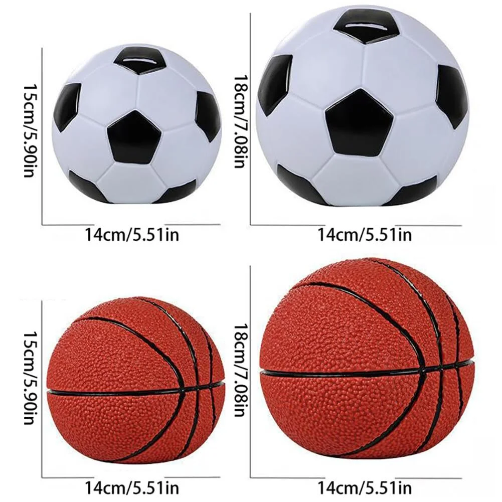 Скарбничка М'яч футбольна/баскетбольна дитяча вінілова, фото №6