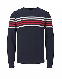 Пуловер JJSCHMIDT KNIT CREW NECK 12201515-Navy Blazer Jack&Jones Темно-синій M - Фото 1