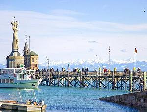 Пазл Lais Puzzle View of the harbour in Constance, Lake Constance, Germany 1000 деталей synthetic.ua - Фото 1