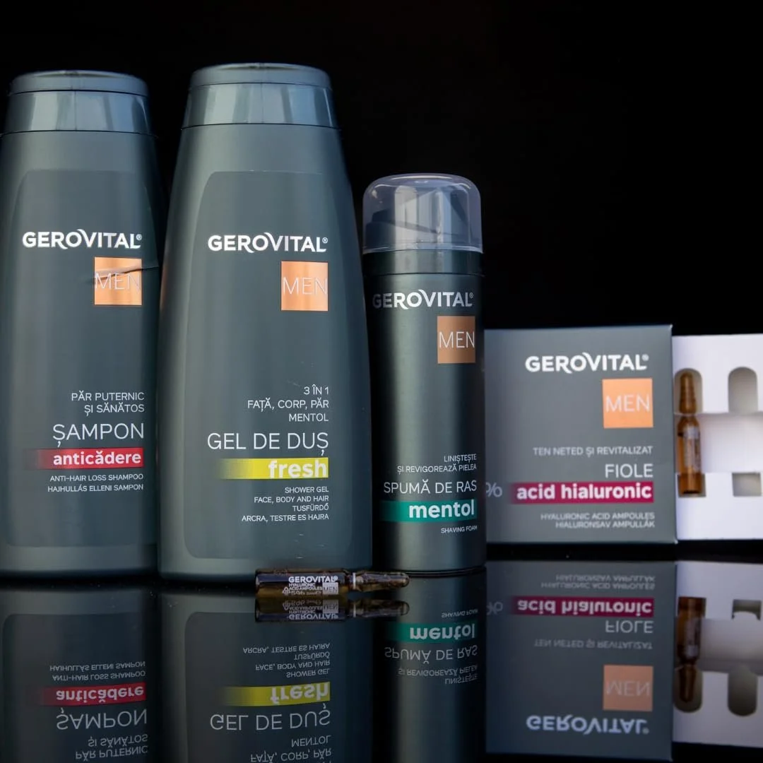 Ампули проти випадіння волосся для чоловіків Gerovital Men з Redensyl та Procapil, 10 ампул x 10 мл, фото №7