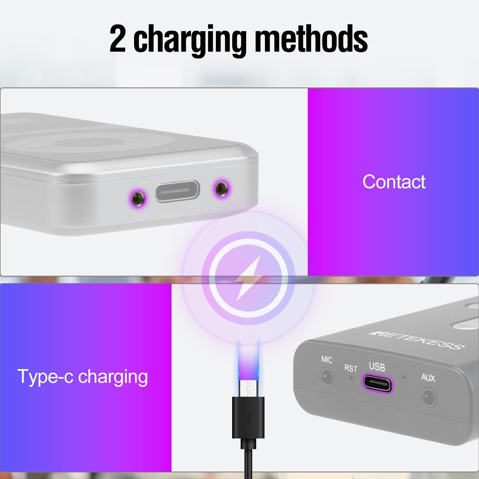 Система для экскурсоводов Retekess T130P (T130 3rd), улучшенное шумоподавление, беспроводная микрофонная, фото №6 Система для экскурсоводов Retekess T130P (T130 3rd), улучшенное шумоподавление, беспроводная микрофонная, фото №6