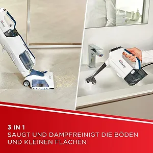 Пароочисник-пилосос POLTI Vaporetto 3 Clean_Blue 1800 Вт 5 кг White/Blue 14 аксесуарів Squishy ціна на synthetic.ua - Фото 1 Пароочисник-пилосос POLTI Vaporetto 3 Clean_Blue 1800 Вт 5 кг White/Blue 14 аксесуарів Squishy synthetic.ua - Фото 1