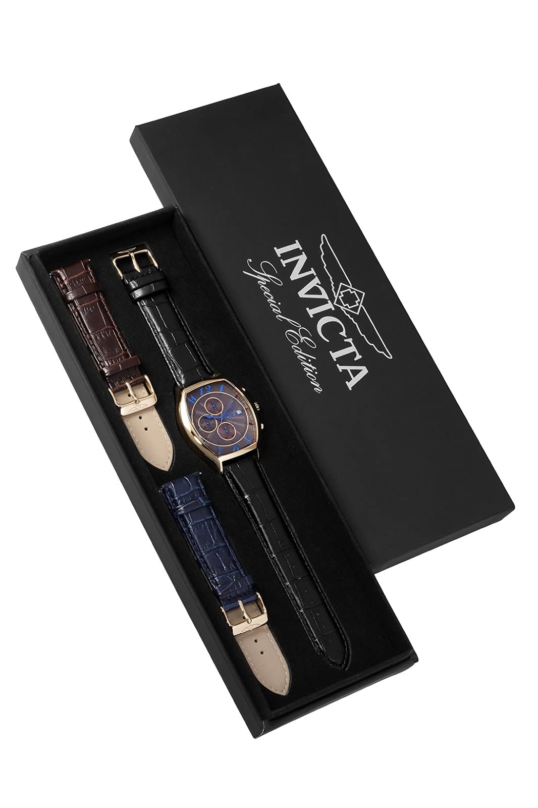 Часы Invicta 34015 Золото Ремешок, фото №4