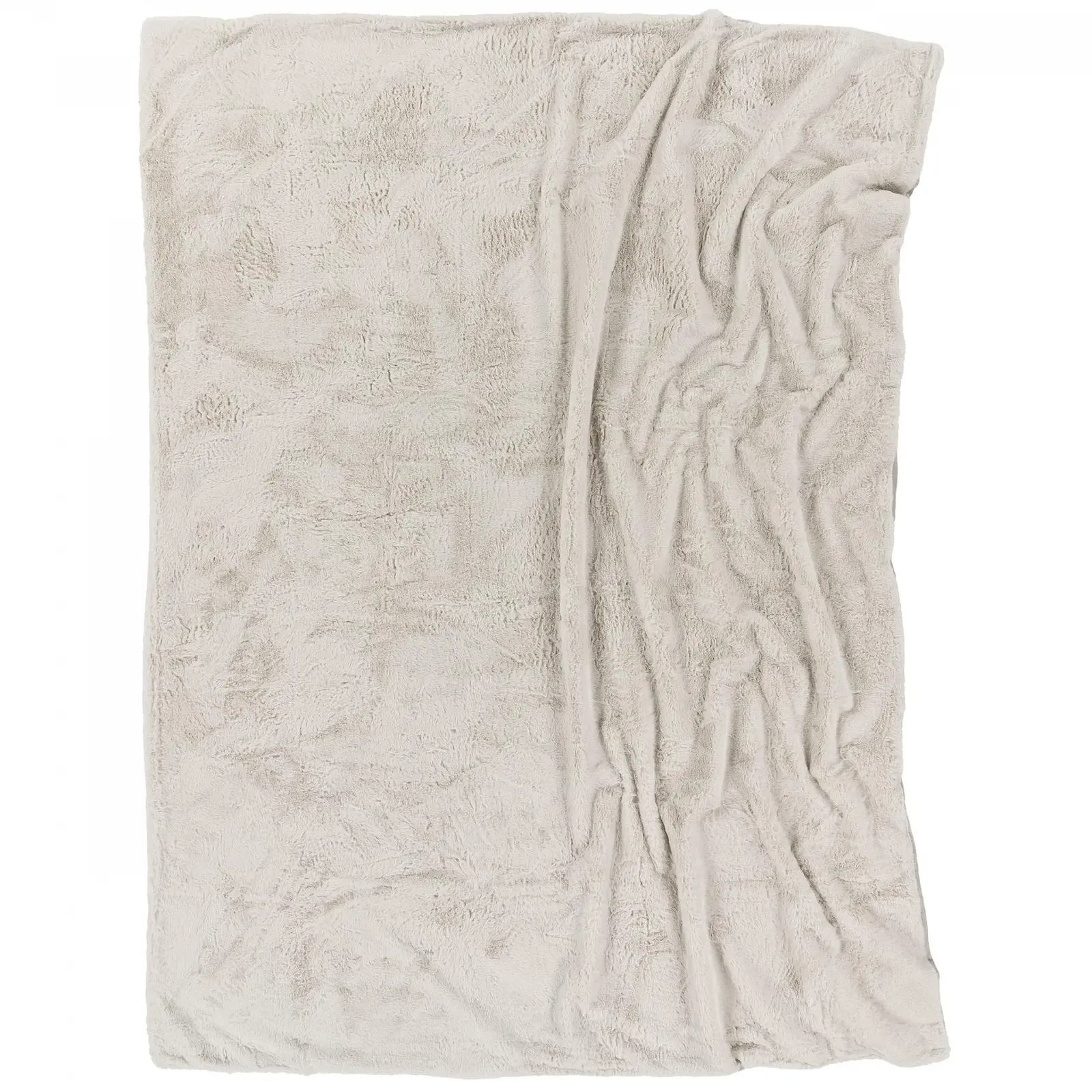 Покривало для вітальні Paco Home Декоративне Однотонне Пухнасте М'яке Колір: кремовий, Розмір: 150 x 200 см, фото №7