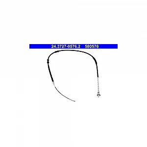 Трос стоянкового гальма ATE 24.3727-0576.2 задній правий для FIAT - Фото 1