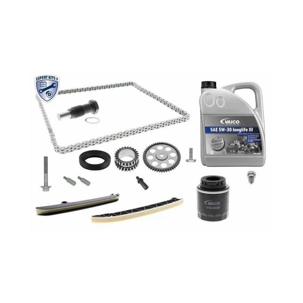 Комплект ланцюга ГРМ VAICO EXPERT KITS + V10-10013 для AUDI SEAT SKODA VW VAG, фото №1 Комплект ланцюга ГРМ VAICO EXPERT KITS + V10-10013 для AUDI SEAT SKODA VW VAG, фото №1