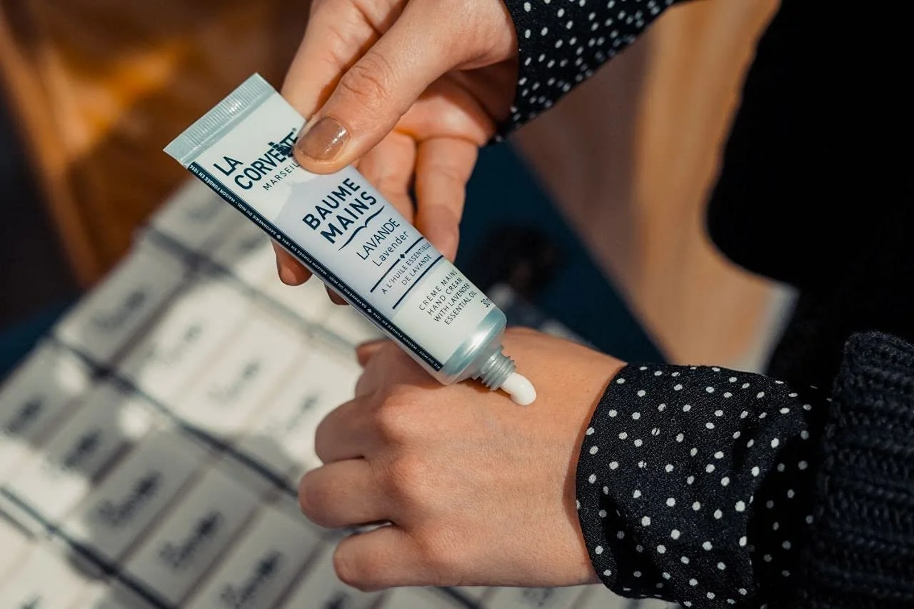 Крем для рук La Corvette Цветок лаванды с органическим оливковым маслом 30 мл, фото №6