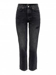Джинсы ONLY LIFE HI RISE STRA ANK DNM 15235848 Черный XS - Фото 1
