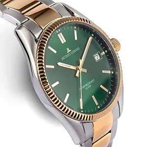 Часы Jacques Lemans Derby 50-3 40 мм, юбилейная коллекция, дата, 10 ATM, со стальным браслетом, разные варианты synthetic.ua - Фото 1