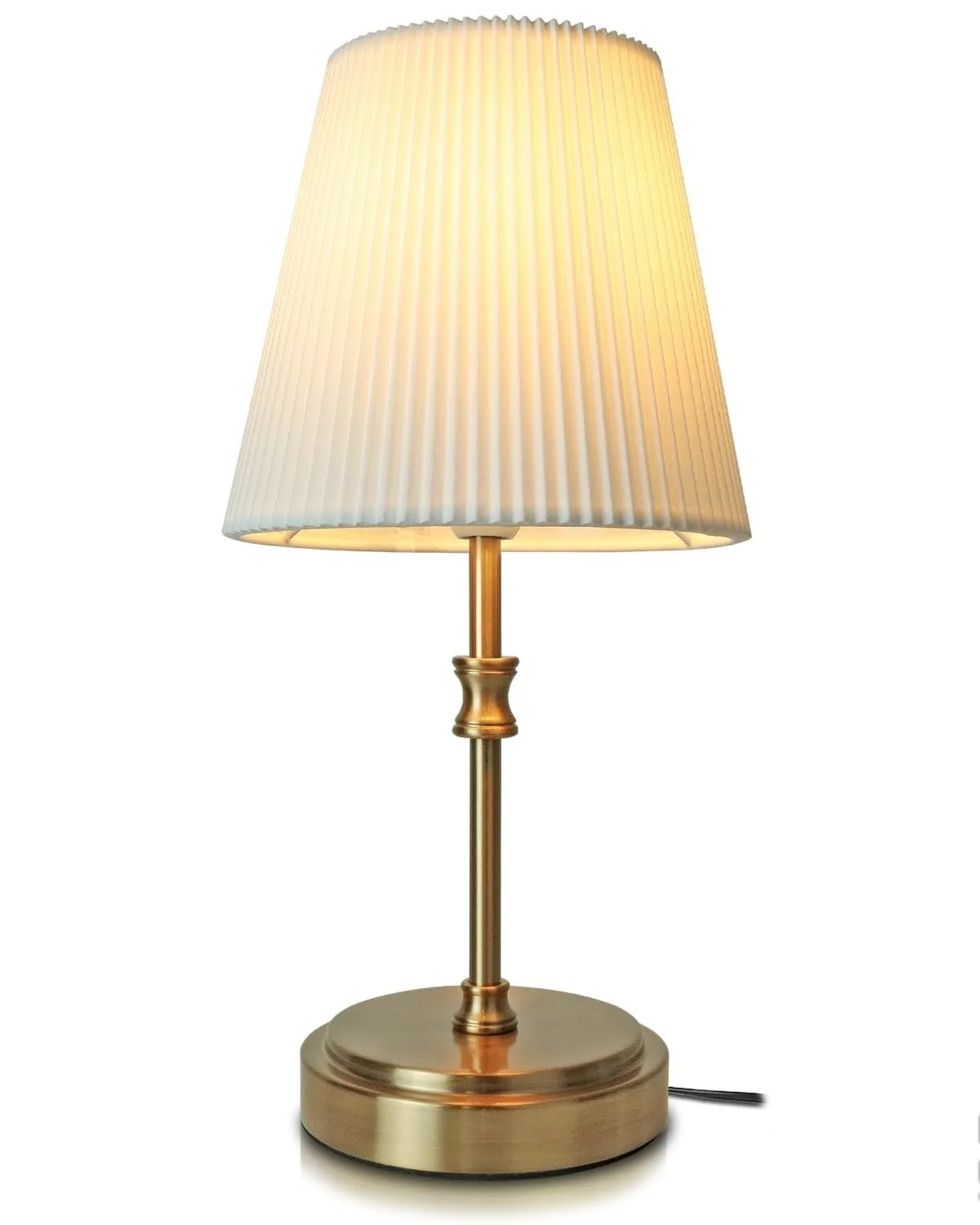 Настільна лампа сенсорна димована 31.5 см 3 рівні яскравості Золота, фото №10