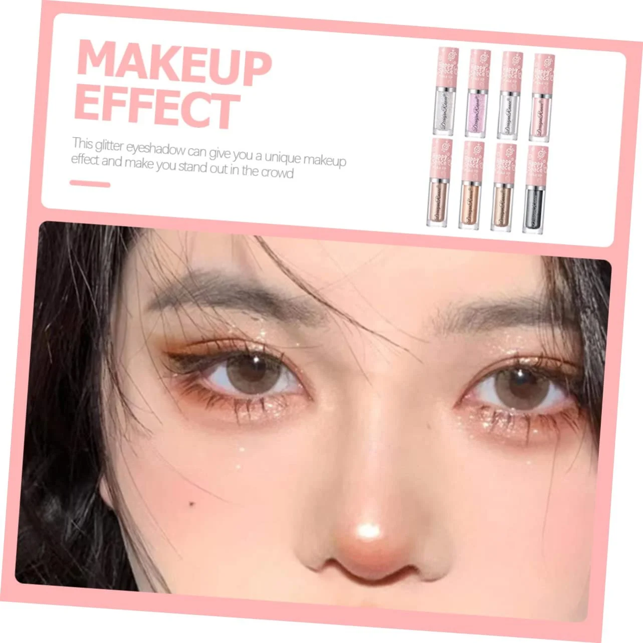 Підводка для очей FOMIYES Металік Блискітки Рідка, фото №7 Підводка для очей FOMIYES Металік Блискітки Рідка, фото №7