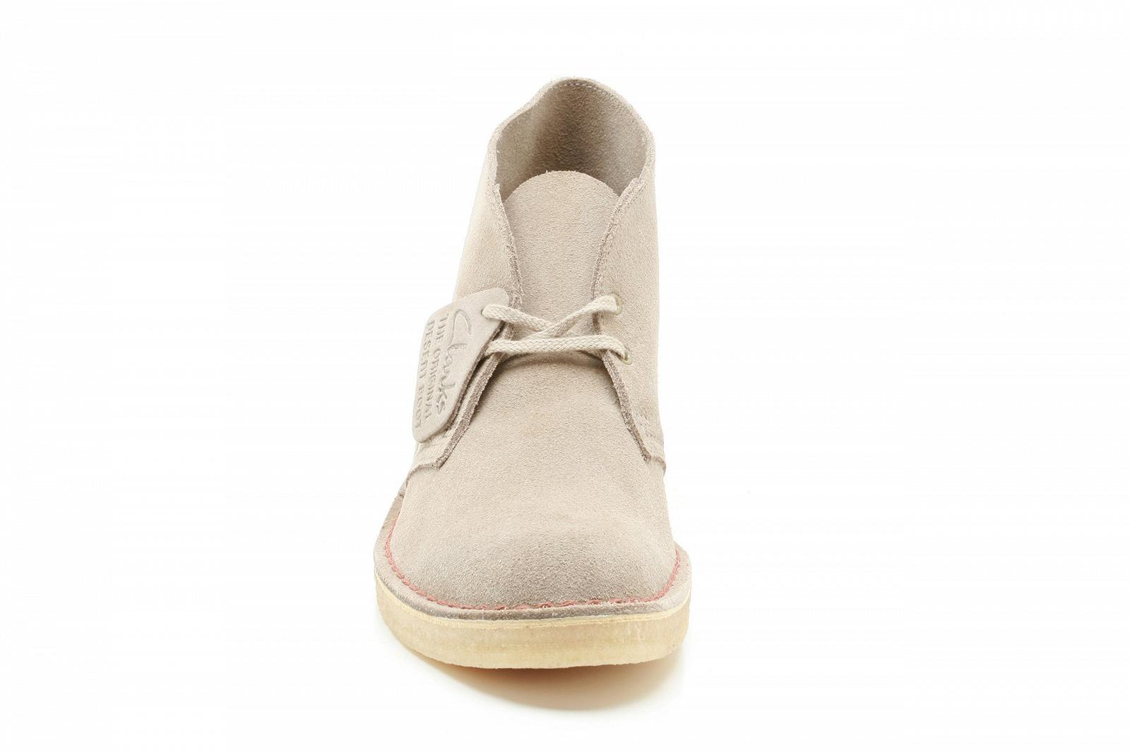 Ботинки Clarks Originals Desert серый (Wolf Suede), фото №3