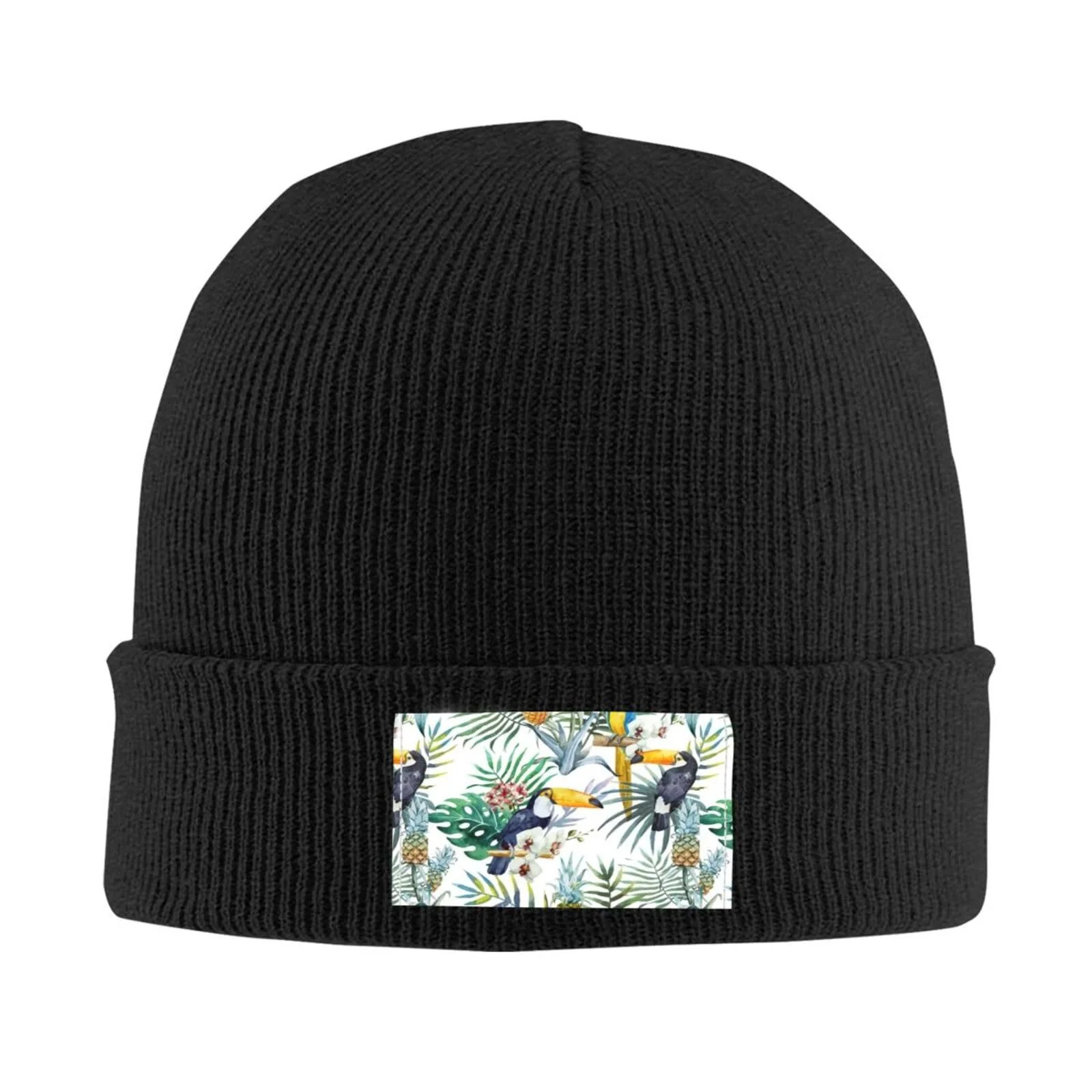 Шапка JBYJBX Листья тропиков Птицы Осенняя Зимняя Повседневная, фото №2 Шапка JBYJBX Листья тропиков Птицы Осенняя Зимняя Повседневная, фото №2