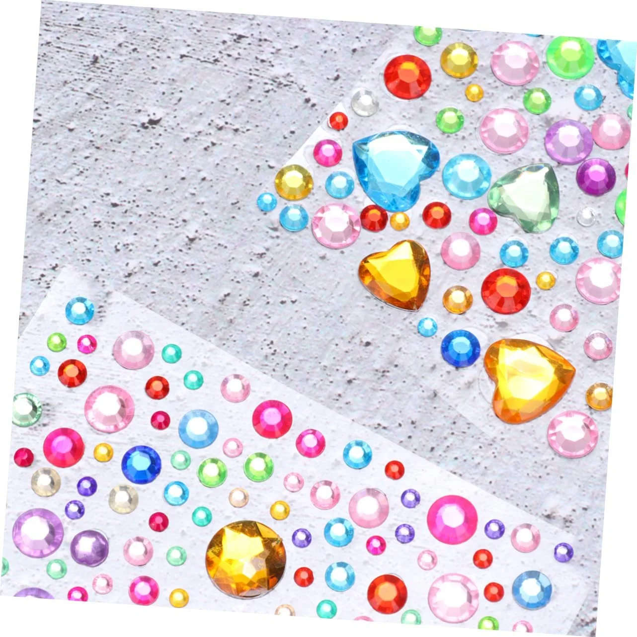 5 листов акриловых наклеек со стразами хрустальные наклейки для мобильного телефона, игрушек, разные стили для украшения взрослых и детей, фото №5