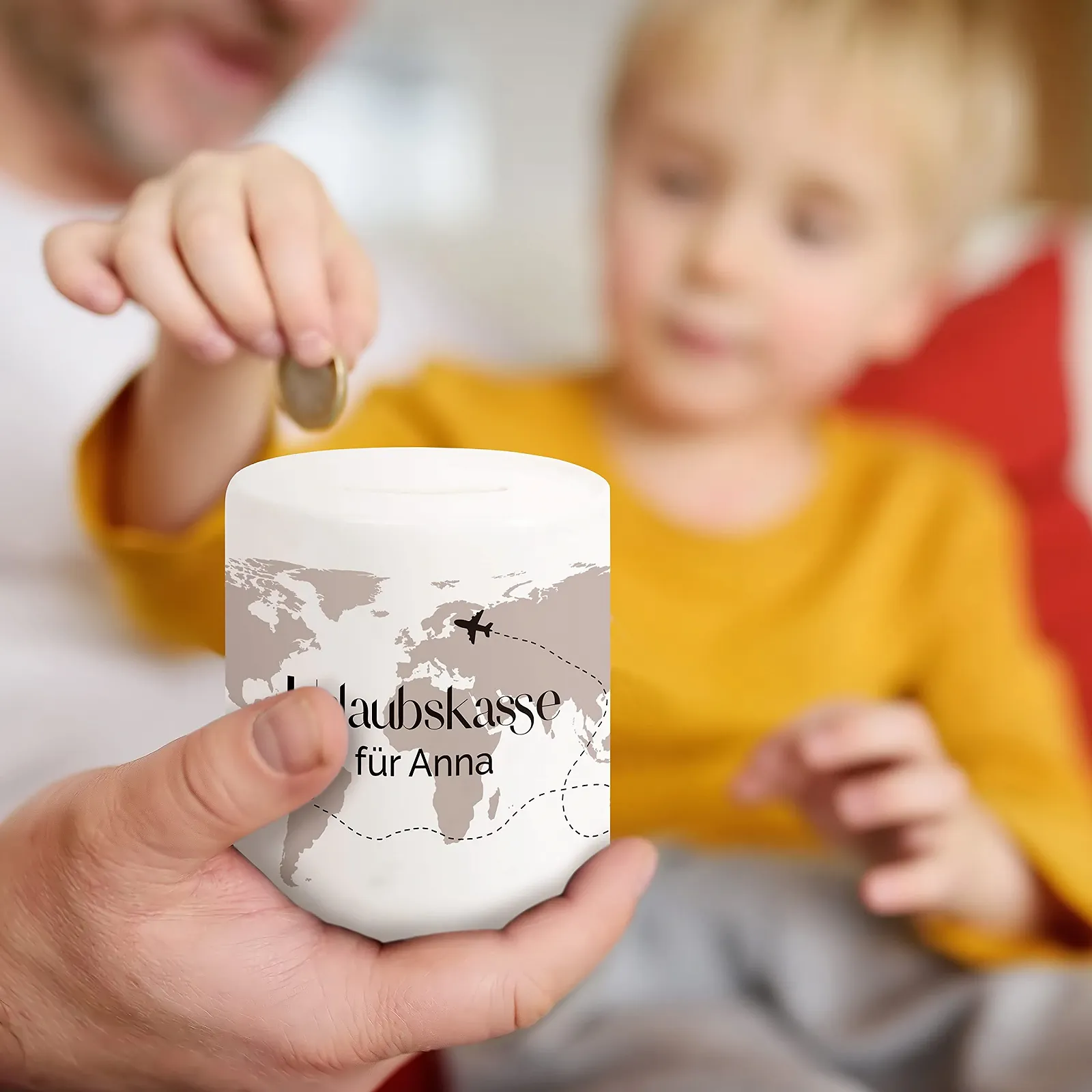 Скарбничка Holiday Fund World Map Керамічна, фото №5