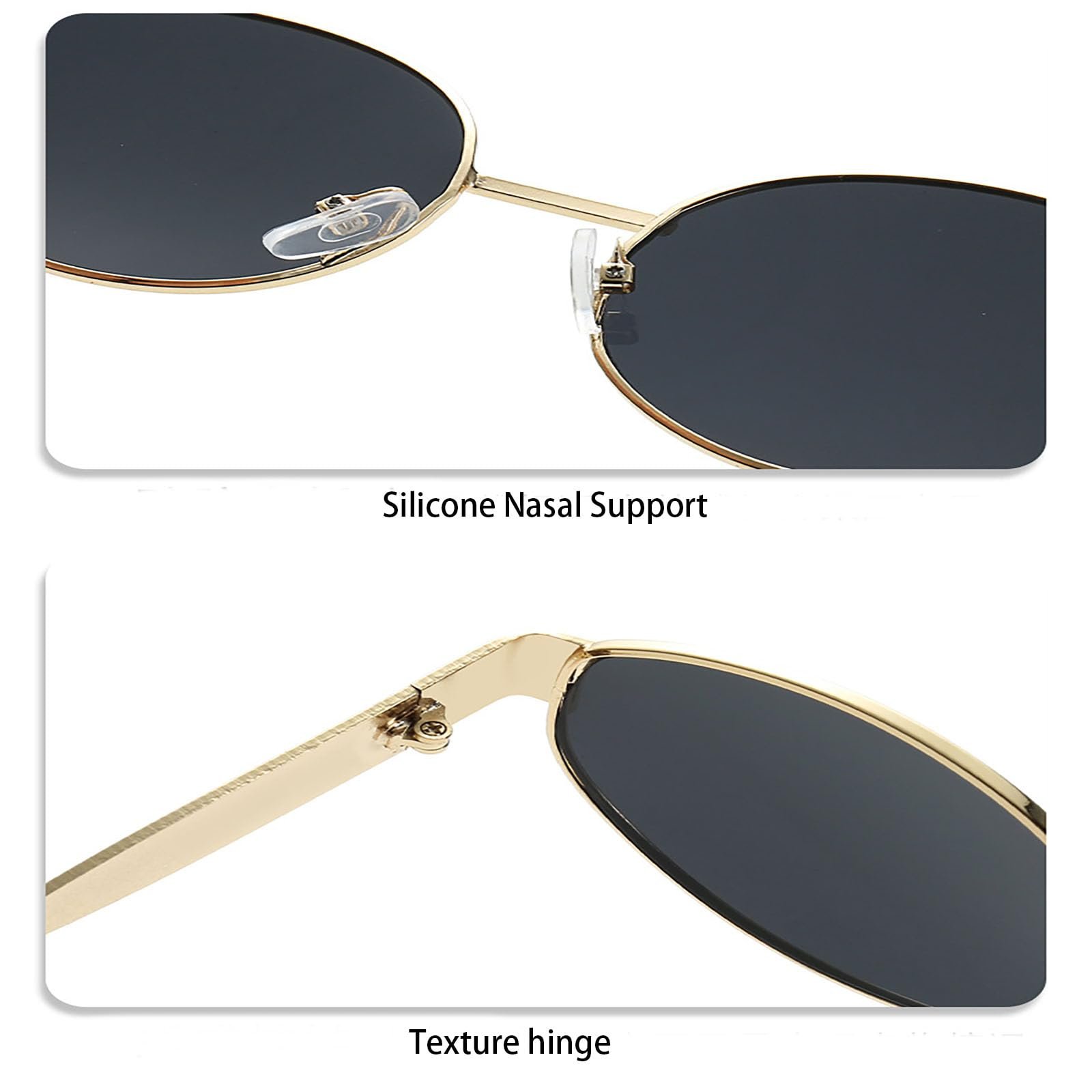 Солнцезащитные очки Овальные Dinghaole 90s Маленькие, фото №3