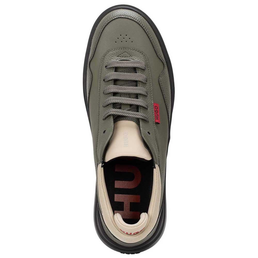 Кросівки HUGO Blake Tenn Шкіряні На Шнурівці З Кольоровими Деталями, фото №4