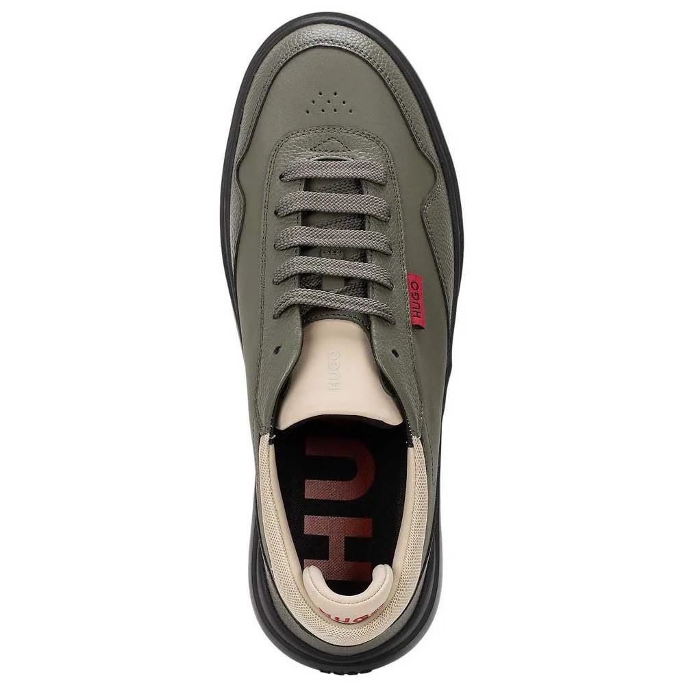Кросівки HUGO Blake Tenn Шкіряні на шнурівці з кольоровими деталями, фото №4