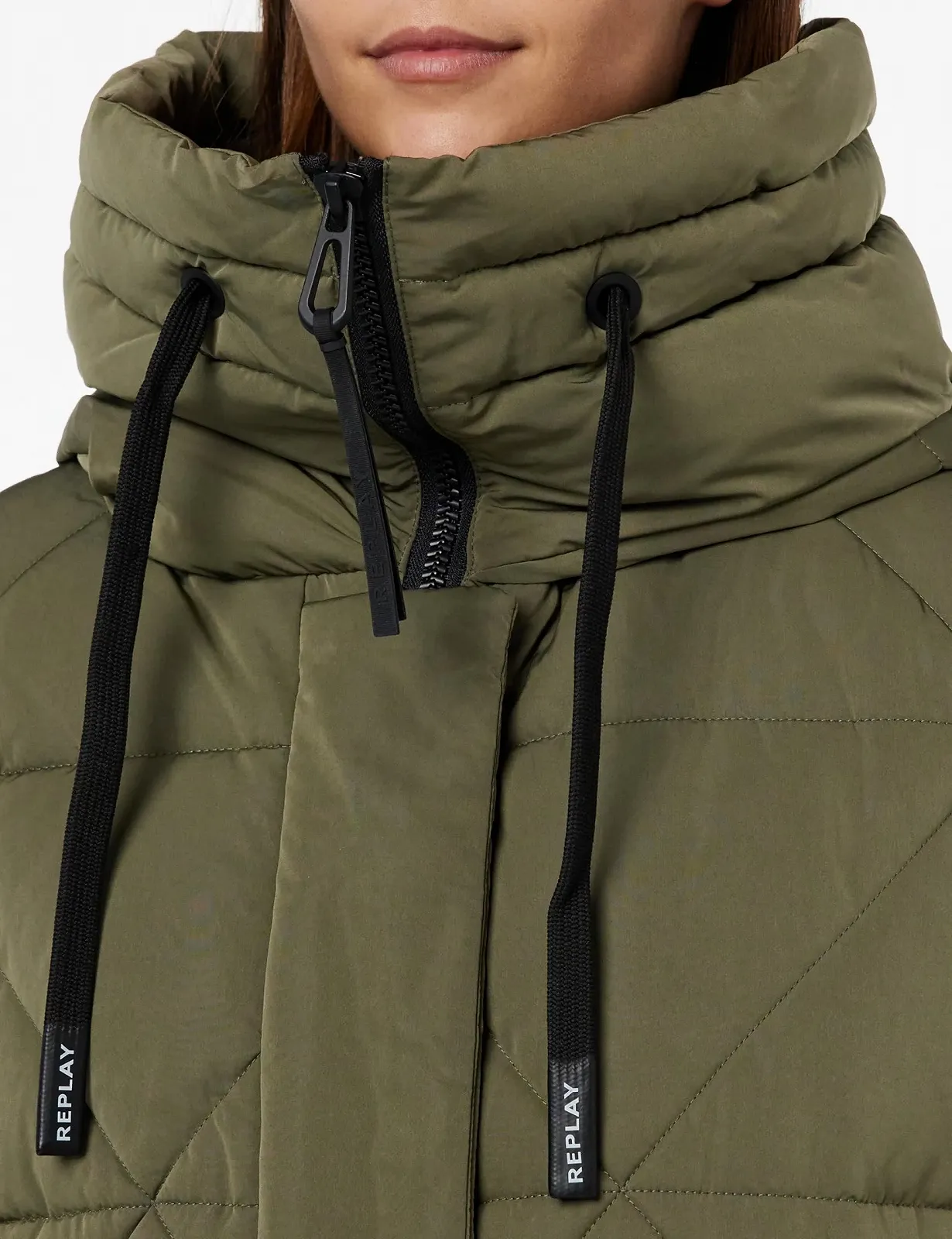 Пальто з капюшоном Replay Жіноче, фото №2 Пальто з капюшоном Replay Жіноче, фото №2