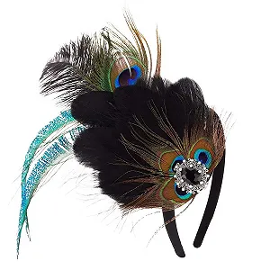 Купить Обруч на голову Reaky в стиле бохо с перьями - Фото 1 Обруч на голову Reaky в стиле бохо с перьями - Фото 1