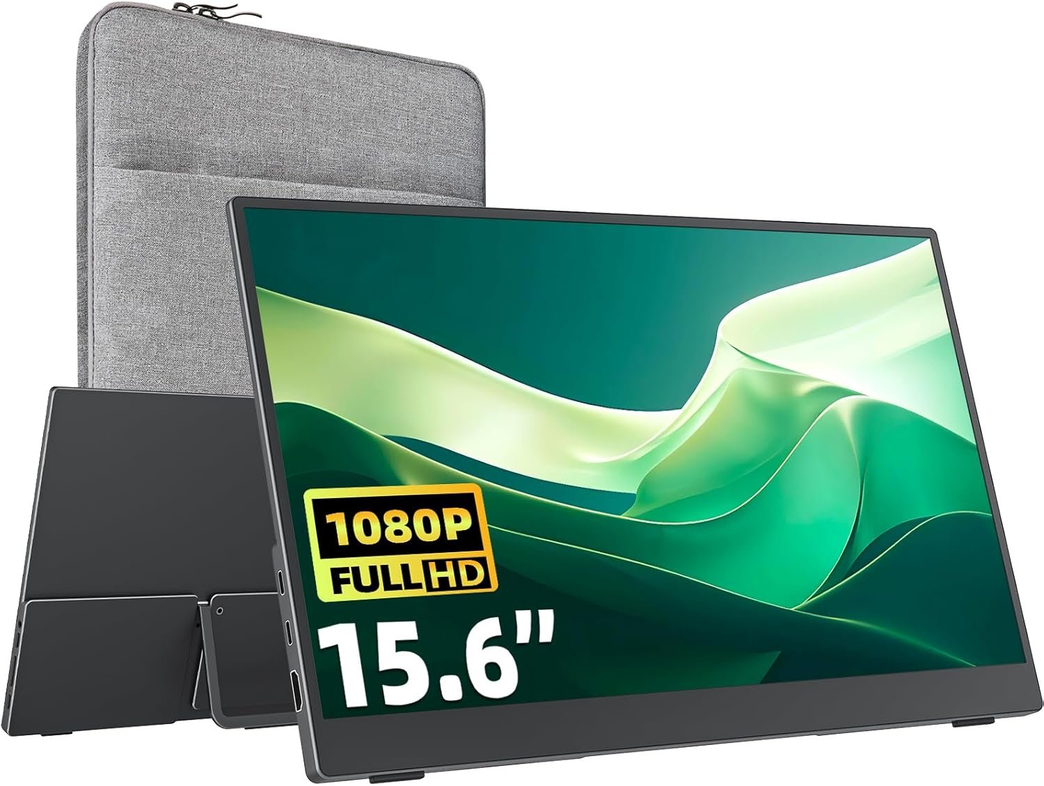 Портативний монітор 15.6'' Cocopar Y156FH7LS Full HD IPS 60 Гц Black, фото №1