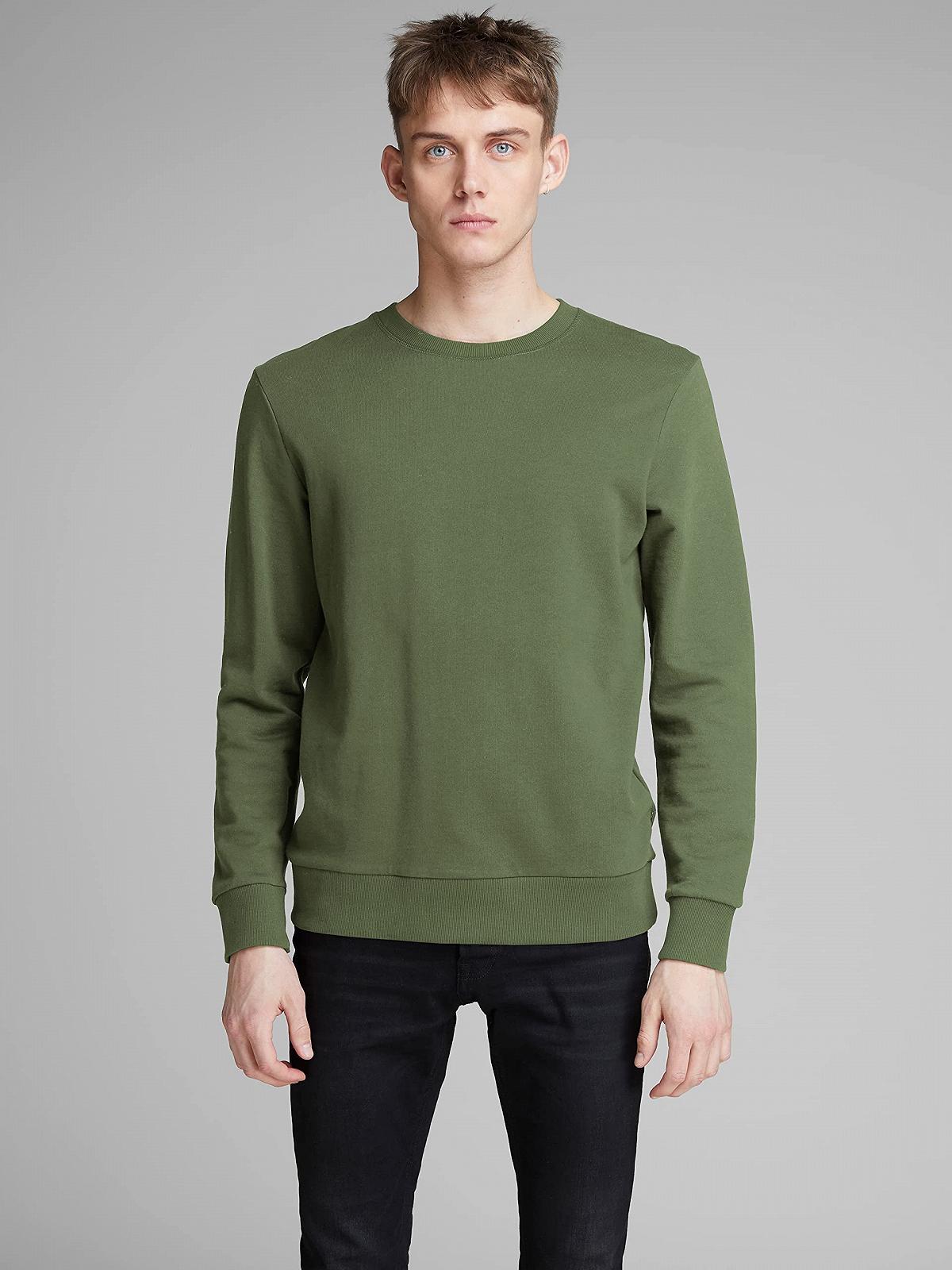 Світшот Jack & Jones Jjeholmen чоловічий, круглий виріз, Noos 12136886, фото №4