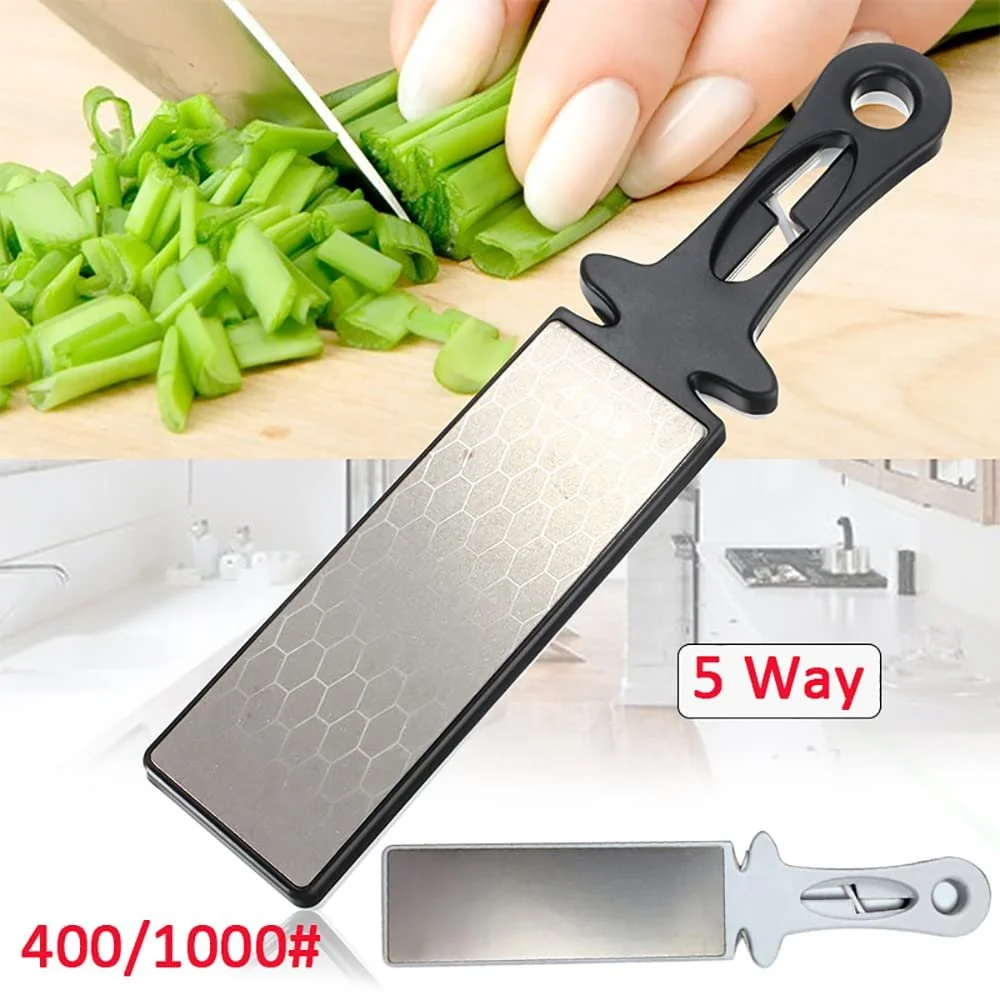 Точилка алмазна двостороння 400/1000 грит для ножів та ножиць багатофункціональна, фото №8