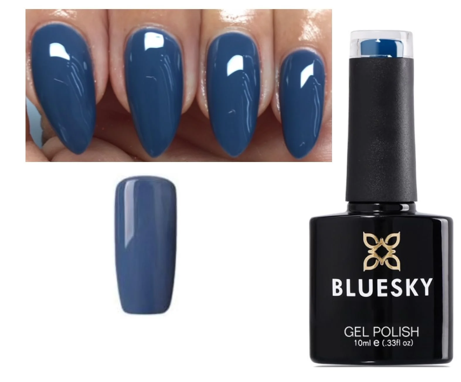 Гель-лак Bluesky Craft Culture 80627 Denim Patch Синій 10 мл, фото №1