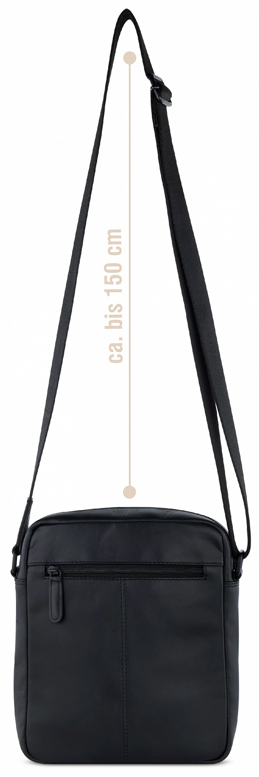 Сумка через плечо bugatti Clark Черный, фото №3