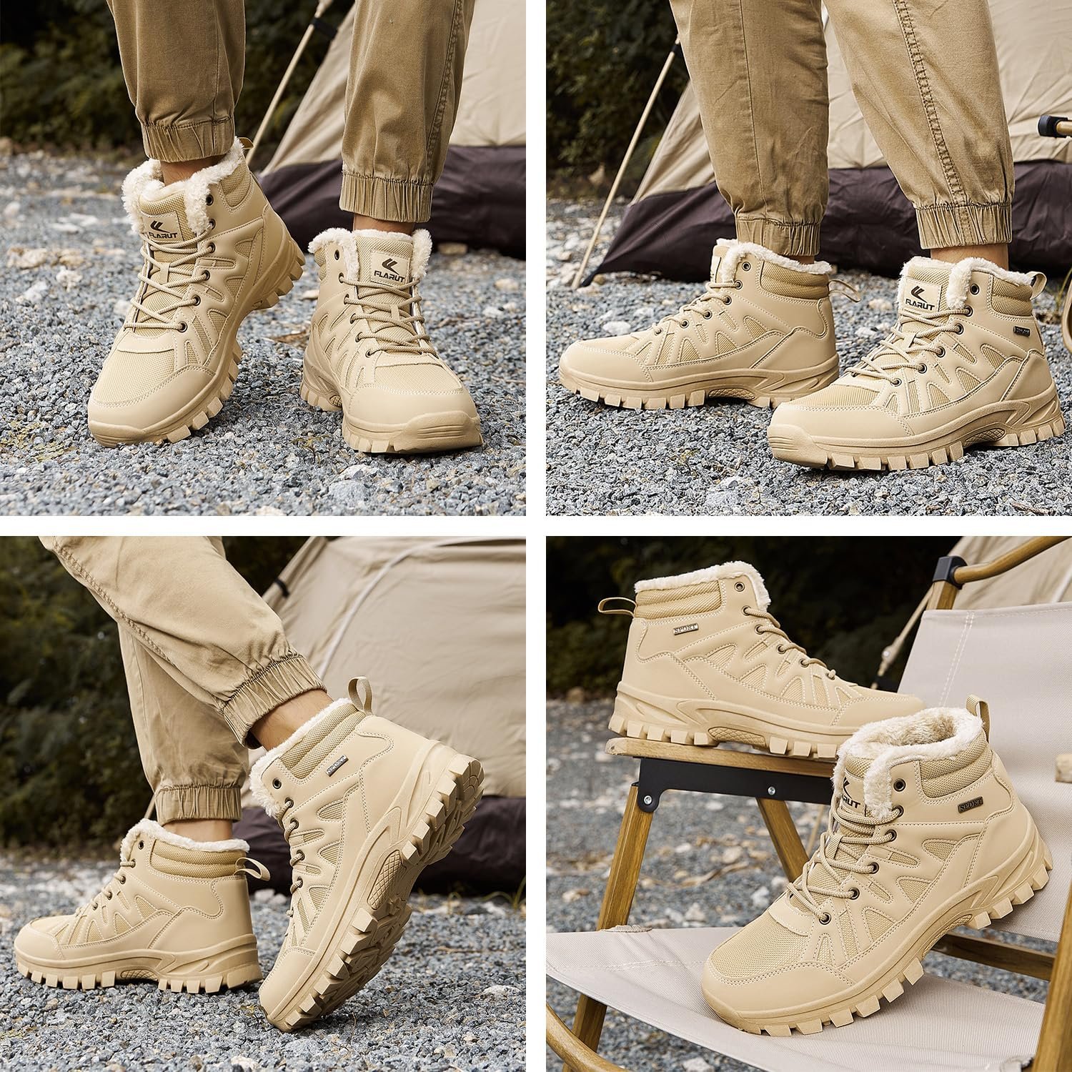 Чоловічі черевики для хайкінгу FLARUT, утеплені зимові, фото №6