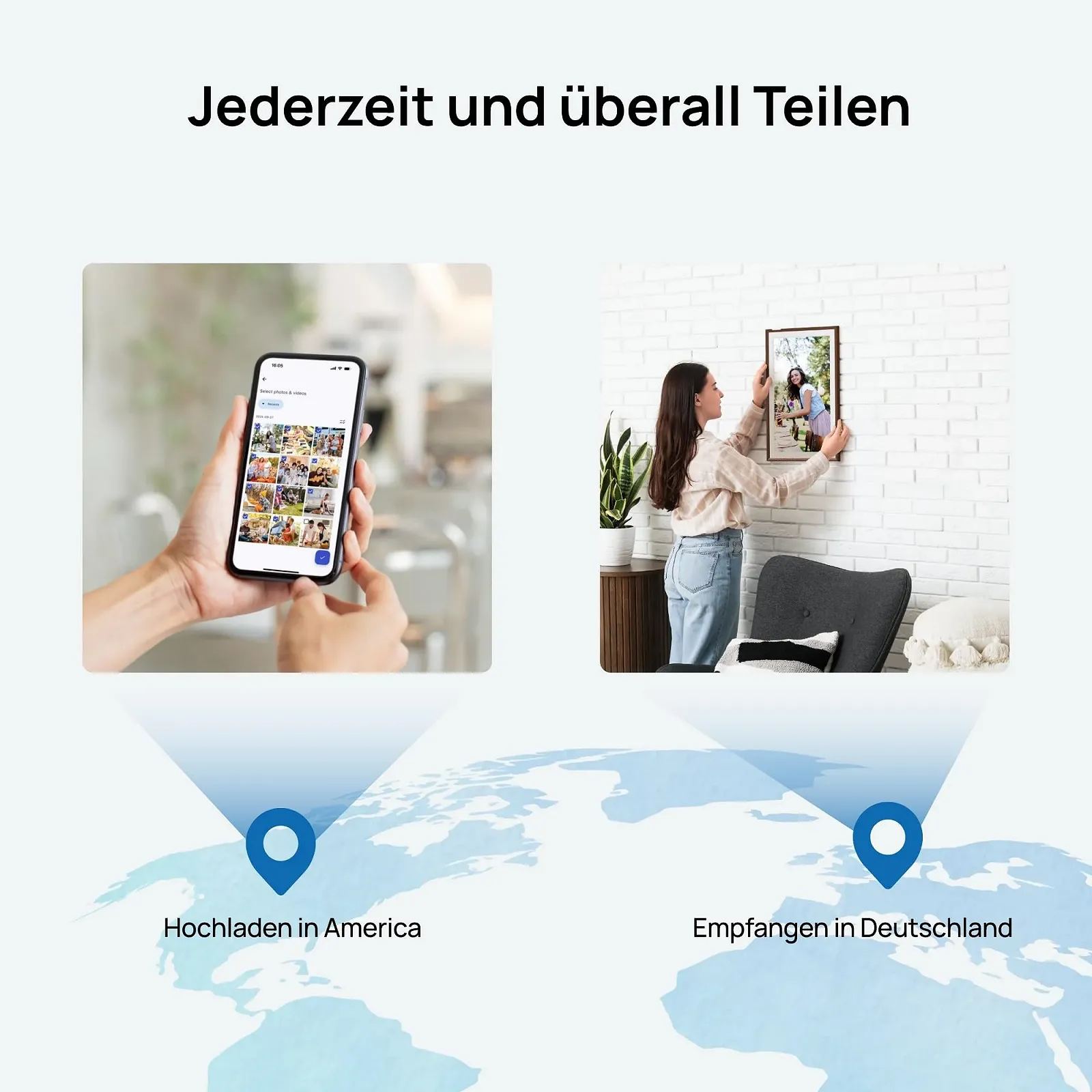 Цифровая фоторамка ARZOPA D15 15.6 дюйма FHD Сенсорный экран Brown, фото №8 Цифровая фоторамка ARZOPA D15 15.6 дюйма FHD Сенсорный экран Brown, фото №8