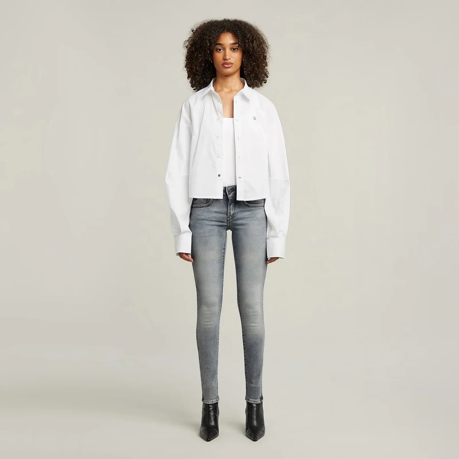 G‑STAR Lynn Mid Skinny Faded Industrial Grey - 28, фото №3 G‑STAR Lynn Mid Skinny Faded Industrial Grey - 28, фото №3