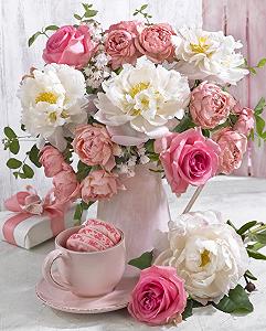 AR-3196 Набір алмазної мозаїки на підрамнику 40*50 см Сюрприз для коханої - Фото 1