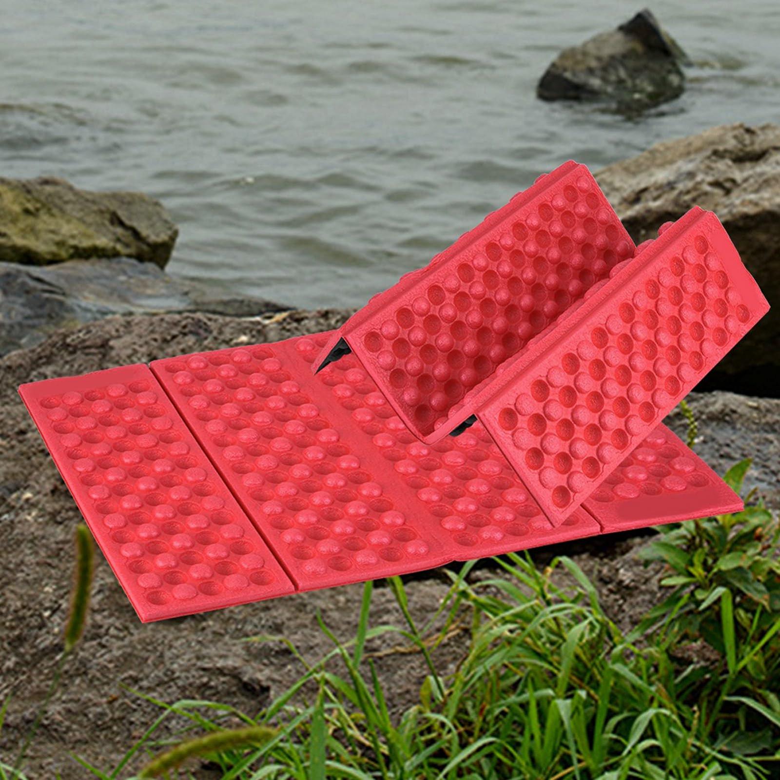 Подушка Qukaim Camping Seat Мат складной Водонепроницаемый Red and Black, фото №4