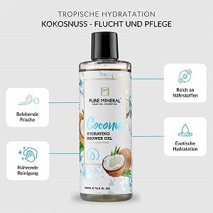 Гель для душа Pure Mineral Coconut 400 мл цена на synthetic.ua - Фото 1 Гель для душа Pure Mineral Coconut 400 мл synthetic.ua - Фото 1