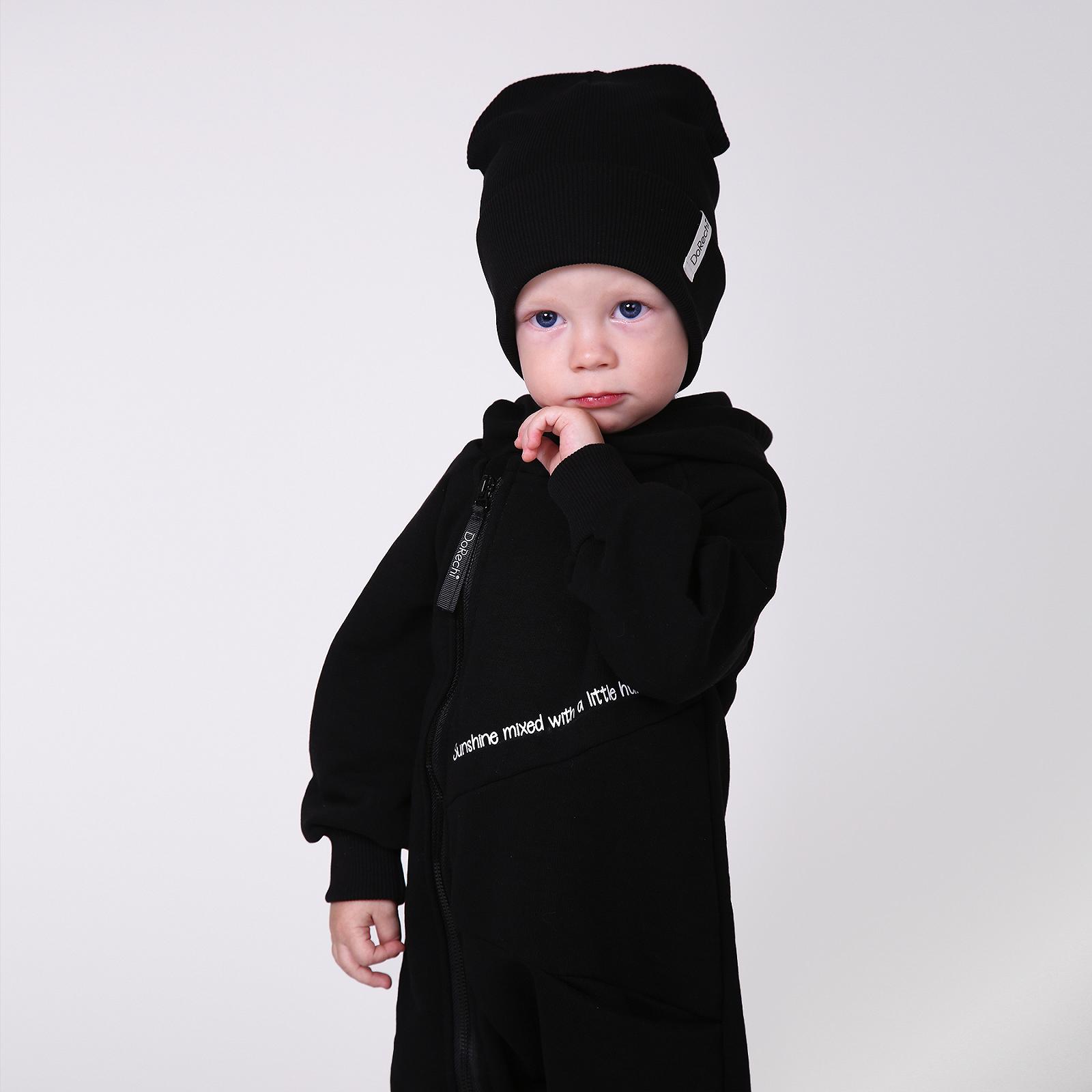 Ромпер, стильный комбинезон 68-92р Драйф черный (А00131), фото №2 Ромпер, стильный комбинезон 68-92р Драйф черный (А00131), фото №2