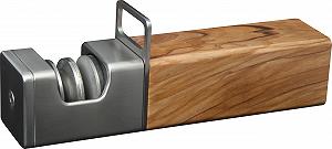 Купити Точило для ножів алмазне професійне нержавіюча сталь та оливкове дерево ручна обробка - Фото 1 Точило для ножів алмазне професійне нержавіюча сталь та оливкове дерево ручна обробка - Фото 1